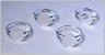 36 Pack Silver Plated Adjustable Ring Blanks - 16mm Round Pad - Nickel-Free EU