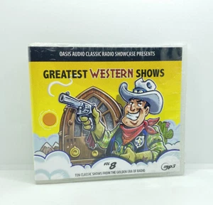 GREATEST WESTERN SHOWS Vol 8 - Classic Radio - BRAND NEW MP3 CD Oasis Audio - Picture 1 of 7