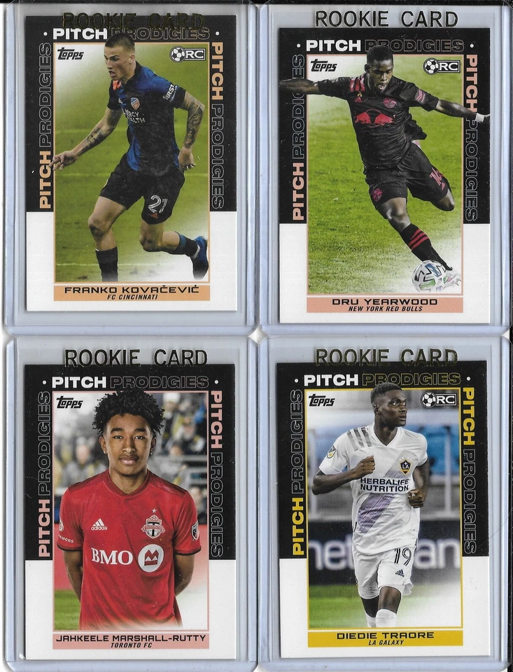 DIEDIE TRAORE LA GALAXY 2021 TOPPS MLS PITCH ROOKIE #195 - Image 1 of 1