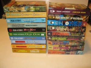 Piers Anthony Xanth pb lot of 19 Chameleon,Roogna,Centaur,Ogre,Golem,etc. 1-16+ - Picture 1 of 11