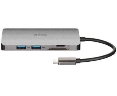 D-Link DUB-M810 Hub USB di Tipo C 8 in 1, con HDMI 4K e 1080 p, 2 Porte U - Immagine 1 di 2