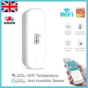 Monitor Tuya Smart Wifi Temperatura Sensor de Humedad para Alexa Google - Imagen 1 de 12