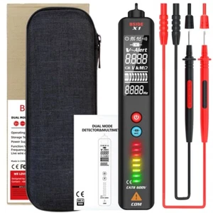 Multimeter Prüfstift DC/AC berührungslose Spannung Frequenz Widerstand Taschenlampe - Bild 1 von 14