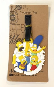 THE SIMPSONS FAMILY großer GEPÄCKANHÄNGER Reisetasche KOFFER AUSWEIS Silikon PVC NEU!!! - Bild 1 von 2