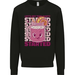 Party Started Alcohol Beer Hen Doo Stag Do Kids Sweatshirt Jumper - Picture 1 of 97