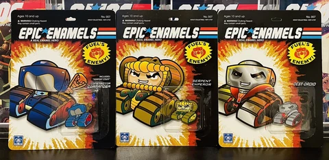 2017 - G.I. Joe: Epic Enamels Set Including Limited Run (500) Serpentor Cover