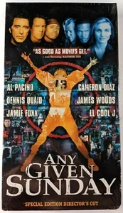 ANY GIVEN SUNDAY VHS Special Edition Director's Cut Al Pacino, NEW, SEALED! - Picture 1 of 3