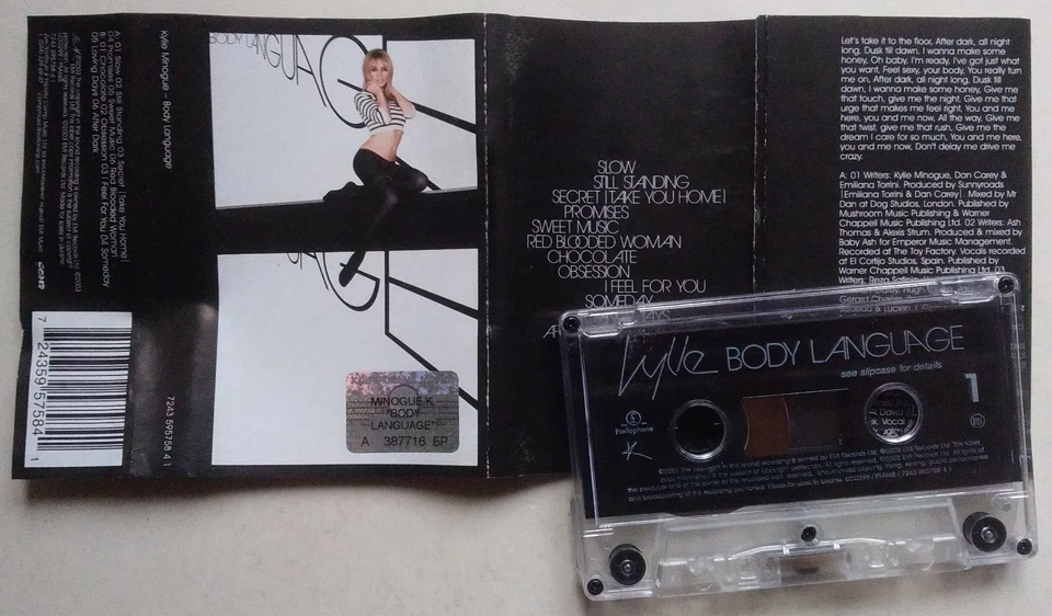 Kylie Minogue ‎– Body Language Cassette Ukraine Tape - Image 1 of 1