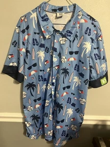 TORONTO BLUE JAYS Hawaiian Shirt 2024 Dunedin Spring Training XL - Picture 1 of 6