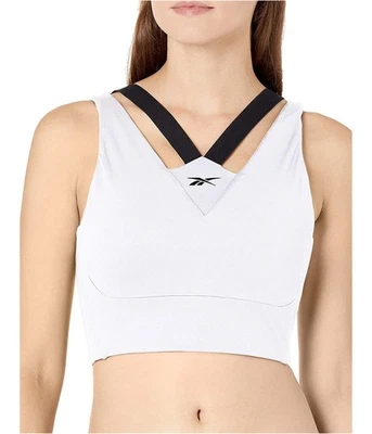 Reebok Womens Studio High Fashion Sports Bra, porcel, S — 第 1/2 张图片