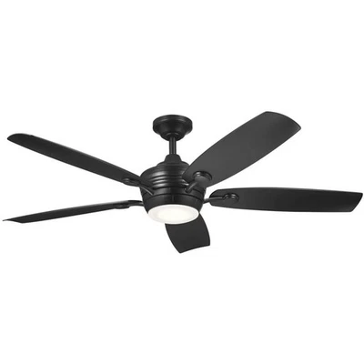 Kichler Lighting 310080SBK Tranquil Indoor Ceiling Fan Satin Black - Image 1 of 4