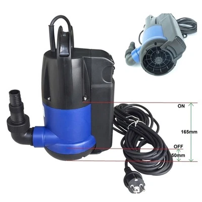 CHM GmbH ! Tauchpumpe 400 Watt Flachsaugpumpe mit integrierten Schwimmerschalter - Bild 1 von 4