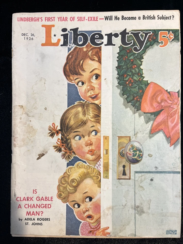 LIBERTY MAGAZINE: Nov. 25, 1939. Cover Is Not Attached But The Rest Is Intact. - Image 1 of 4