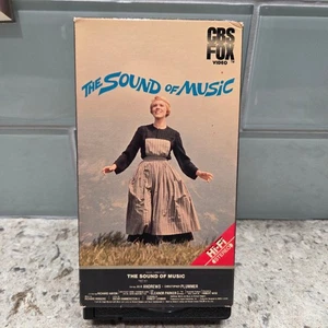 The Sound of Music VHS Movie Part 1 and 2 CBS FOX Video Hi Fi Stereo Christmas - Picture 1 of 10