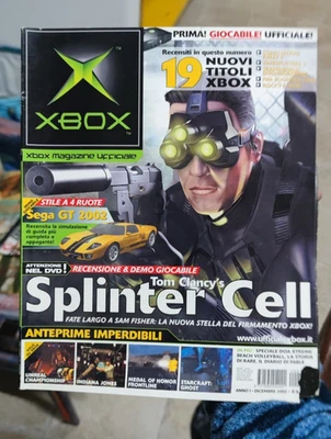XBOX MAGAZINE UFFICIALE RIVISTA ANNO 1 DICEMBRE 2002 SPLINTER CELL SEGA GT ECT - Immagine 1 di 3