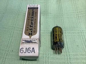 Realistic Lifetime Vacuum Tube 6J6 6J6A NOS tests Strong  - Picture 1 of 3