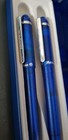 Pelikan RhönSprudel Sonderedition Set Füller + Kugelschreiber Blau rar OVP