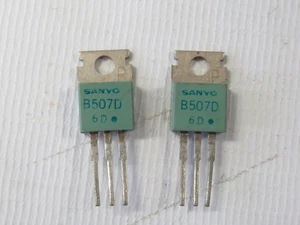 2 SANYO 2SB507D New old Stock Original B507D Transistor NOS Japan - Picture 1 of 1