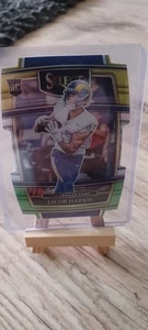 2021 Panini Select - Concourse Jacob Harris #80 Green & Yellow Prizm Die-Cut RC - Bild 1 von 1