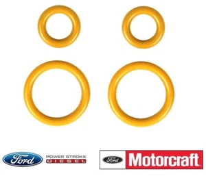 1994-2003 OEM Genuine Ford 7.3L Powerstroke Diesel Turbo Pedestal Yellow O-Rings - Bild 1 von 9