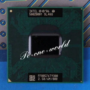 100% OK Intel Core 2 Duo T9300 2.5 GHz Dual-Core Socket P Laptop Processor CPU - Picture 1 of 2