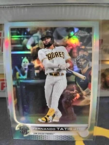 2022 Topps Chrome Silver Refractor #150 Fernando Tatis Jr. San Diego Padres PWE - Bild 1 von 2