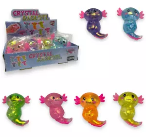 Crystal Axolotl Squishie Sugar Slow Release 10cm - Picture 1 of 1