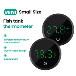 Aquarium Thermometer LED Digital Display Fish Tank Thermometer 0~60 ℃ 32~140℉ - Picture 1 of 17