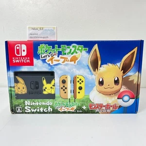 Consola Nintendo Switch Pokémon Lets Go Pikachu y Eevee Edition Ball Plus etc JP - Imagen 1 de 24