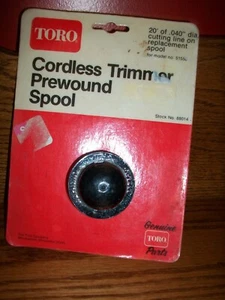 TORO Cordless Trimmer Spool 20' .040" dia replacement 88014 for Model 51550-NEW - Picture 1 of 1