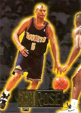 1994-95 SkyBox Premium #224 Jalen Rose RC Denver Nuggets