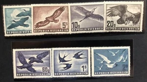 🇦🇹 Austria 1953 Airmail Birds Set, Scott C54-C60 MNH - Complete Set! - Picture 1 of 3