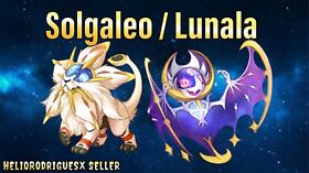 Pokemon Trade Go Solgaleo / Lunala Level 50 - 2 Charge Move Pvp Master League