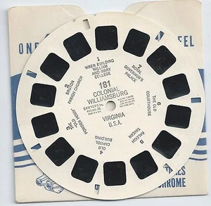 181 Colonial Williamsburg Virginia USA View-master Reel No Copyright Date - Picture 1 of 1