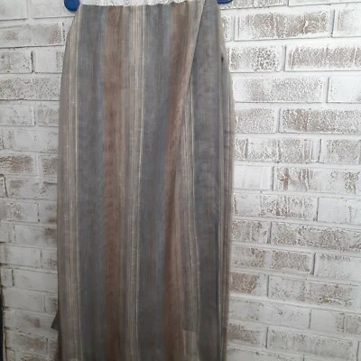 Duck River semi-Sheer Curtains-3 Masculine,Earthy,Pinstriping 40x84 - Image 1 of 4