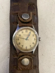 VINTAGE ERNEST BOREL INCASTAR MILITARY AUTOMATIC WATCH - Picture 1 of 5