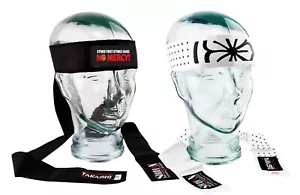 1 Pair Headband set NO MERCY & OKINAWAN FLOWER Cobra Kai Movie Karate kid FANCY - Picture 1 of 5