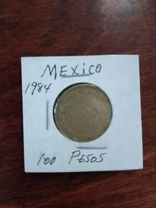 1984 Mexico Mexican 100 Pesos Carranza Eagle Coin - Picture 1 of 2