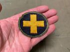 ORIGINAL WWII US 33RD INFANTRY DIVISION SLEEVE INSIGNIA PATCH-RARE GREEN BACK