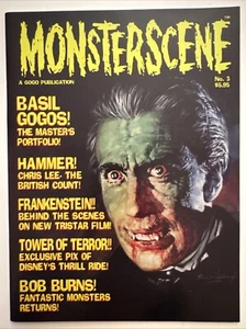 MONSTERSCENE Horror Magazine No.3 Chris Lee Cover Basil Gogos Portfolio NM/M New - Bild 1 von 14