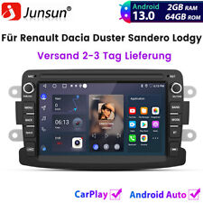 Produktbild - Android13 Carplay Autoradio Für Renault Dacia Duster Sandero Lodgy GPS BT 2+64GB
