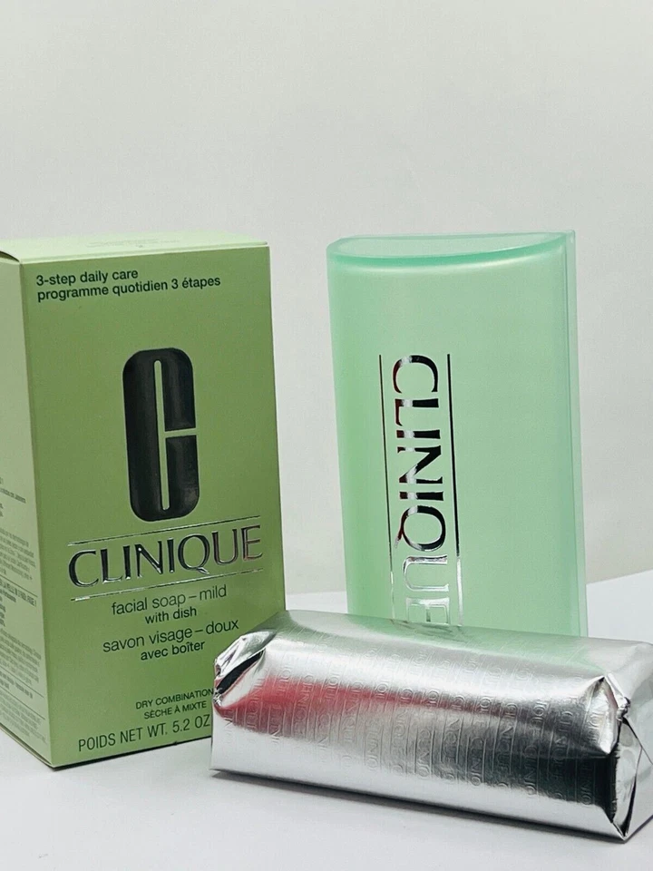 Clinique Facial Soap  Bar Mild With Dish - 5.2 oz  HOLIDAY SALE - Image 1 of 4