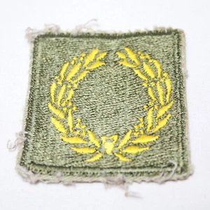 WWII Meritorious Unit Citation Shoulder Patch No Glow Snow Back Vintage - Bild 1 von 4
