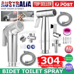 Bidet Douche Toilet Sprayer Shattaf Shower Head Hose Spray Kit Handheld Bathroom - Picture 1 of 13
