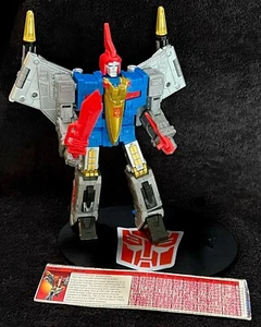 SWOOP • STAND & VINTAGE TECH SPEC • 86 TRANSFORMERS STUDIO SERIES - Picture 1 of 5