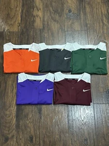 Nike Softball Women's Button Down Jersey Shirt NWT AV6719 - Picture 1 of 6