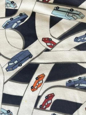 Baby Gap Boy PJs Pajama 4T Navy White Cars Roads Vehicles Shorts & SS Top — 第 1/4 张图片