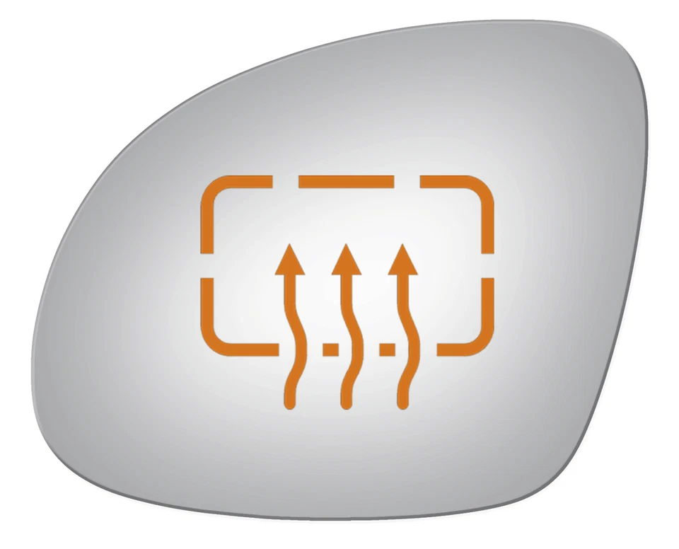 New Flat Left Power Replacement Mirror For 09-16 VW Tiguan W/O Backing Plate - Image 1 of 4