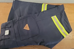 Bulwark FR High Vis Pants Flame Resistant 34 X 34 - Picture 1 of 13