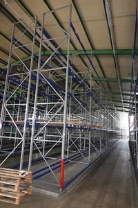 Palettenregal 6,2m x 1,20m x 710m (Hochregal, Schwerlastregal) - Bild 1 von 12